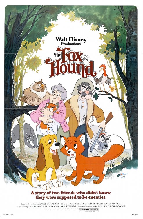 دانلود انیمیشن The Fox and the Hound 1981